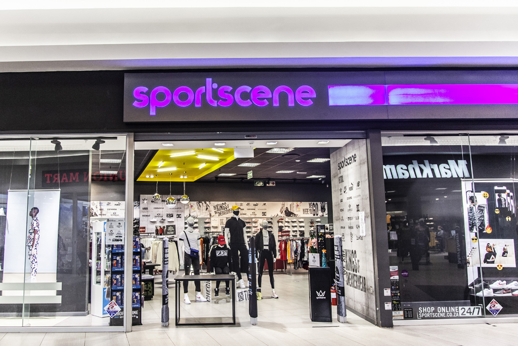 Outside view of Sportscene store